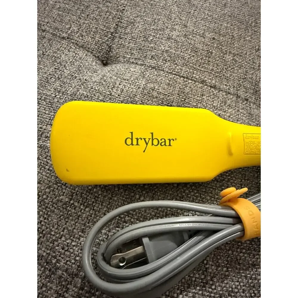 Drybar The Baby Brush Crush Mini Heated Straightening Brush in yellow